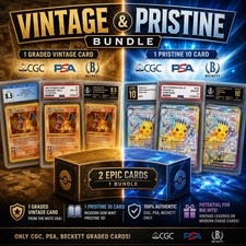 1 Vintage + 1 Pristine Pokemon Graded Cards picture