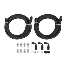 AN6 Power Steering Pump Hose Kit to Gear or Rack & Pinion and Return to Reser... picture