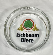 Vintage Eichbaum Biere Glass Bar Ash Tray 7