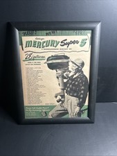 original 1949 vintage print advertisement  Kiekhaefer Mercury picture