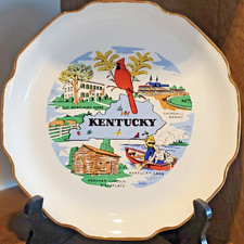 Vintage Kentucky State Plate Warranted 22K Gold, Abe Lincoln Chirchill Downs 9