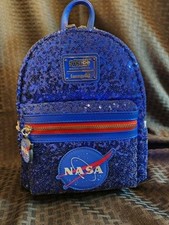 Loungefly Kennedy Space Center NASA Sequin Mini Backpack picture