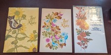 Vintage Lot 29 Just A Note Brightnotes Folding Cards Stationery Current 1970s picture