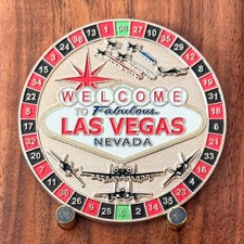 Nellis AFB Las Vegas Roulette Wheel Design Challenge Coin W#25 picture