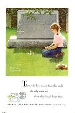 Norman Rockwell Rock of Ages (Douglas) Advertisement 1955 picture