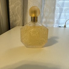 Vintage J.C. Brosseau Made in France Frosted Art Deco Perfume Bottle Ombre Rose picture