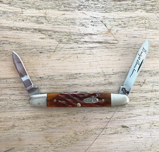 Vtg CASE XX USA 1 DOT 1979 MODEL 06263 SS EISENHOWER 2 BLADE PEN KNIFE picture