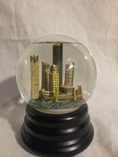 Vintage Pittsburgh Skyline Musical Snow Globe Rotating City I Just Called to Say picture