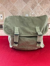 1941 WWII US AIRBORNE PARATROOPER M1936 MUSETTE JUMP BAG OD #3 WW2 ID'd picture