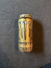 Monster Energy Zero Sugar Ultra Golden Pineapple Flavor Super Rare 16 Oz USA picture