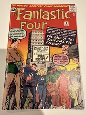 FANTASTIC FOUR #9 Orig-Art Facsimile Cover Reprint Interiors picture