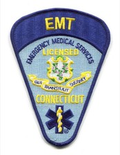 Connecticut State Emergency Medical Technician EMT EMS Patch Connecticut CT picture