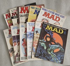 Vintage MAD Magazines Lot Of 11 picture