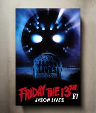 Jason Lives - Friday the 13th Part VI 8x12 Metal Movie Poster Sign picture