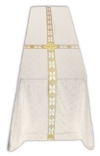 Cream Funeral Pall Vestment Velo Mortuorio Crema Creme Sargkleid FU113K25 picture