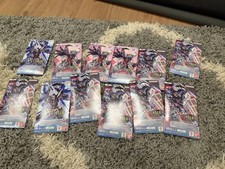 Gundam Card Game Freedom Ascension Sleeved Booster Pack Lot of 12 SEALED WEIGHED picture