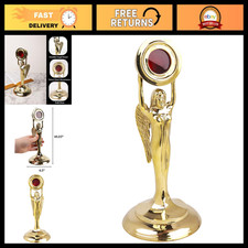 Polished Brass Angel Monstrance - Catholic Reliquary Display, 4.5