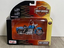 Maisto 1:18 Diecast Harley Davidson Blue 1952 K Model Series 27 2010 picture