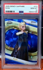 2025 TOPPS CHROME SAPPHIRE EDITION #111 ELSA PSA 10 PERFECT CARD❄️🧊💙 picture