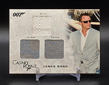 James Bond In Motion TC08 James Bond Casino Royale Triple Costume Relic Card picture