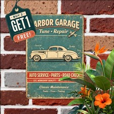 Classic Grunge Muscle Car Automotive Art Retro Metal Tin Sign Garage 8x12 picture