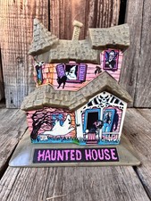 RARE Vintage 1970’s Belco Lites Light Up Halloween Haunted House 7” picture