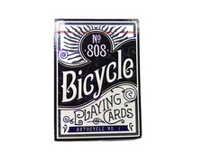 ONE NEW SEALED BICYCLE #808 AUTOCYCLE NO. 1 NEON PURPLE FOIL PLAYING CARDS USPCC picture