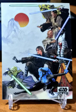 2021 TOPPS CHROME STAR WARS GALAXY JEDI A LA KUROSAWA BASE CARD # 88 picture