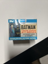 1989 Topps Batman Movie Cards Complete Collector's Edition Series 2 SEALED picture