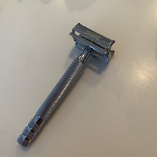 Vintage Wilkinson Sword Safety Razor Chrome Finish picture