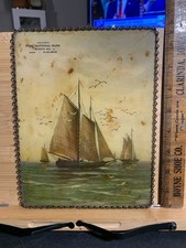 Monett Missouri MO Antique First National Bank Advertisement 1920? RARE cracked picture
