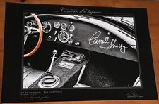 Carol Shelby Cobra Poster Vintage Car Collector Man Cave picture