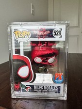 Funko Pop Miles Morales PX Exclusive Into the Spiderverse Shameik Moore Signed picture