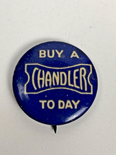 Antique 1910s-1920s Chandler Motor Car Advertising Pinback Button St Louis picture