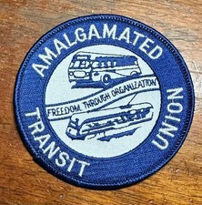 1995 Amalgamated Transit Union Street Car Subway Bus Rail Boat Operator's Patch picture