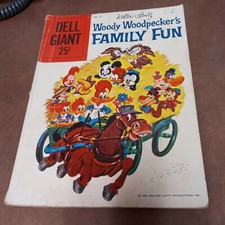 Woody Woodpecker's Family Fun Dell Giant #24 November 1959 Walter Lantz picture