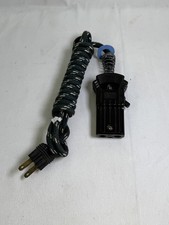 Vintage Fabric Braided Power Cord w/ On/Off Switch GFM USA 10A 125V 5A 250V picture