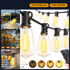 Outdoor Lights String Patio Outside - 100ft 30M LED Waterproof Light ST38 picture