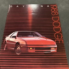 Original 1988 Dodge Daytona Deluxe Sales Brochure 88 Pacifica Shelby Z picture