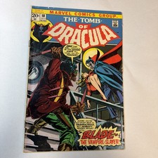 Tomb of Dracula #10 1973  1st Print Ft. Blade the Vampire Slayer #C1 T7 picture
