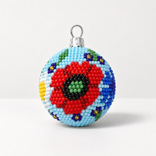 EXCLUSIVE Handmade Beaded Christmas Ornament 2