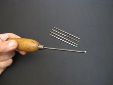 5 Old/Vtg Jewelers/Silversmithing Chasing/Engraving + Pin Vise Antique Rare Tool picture