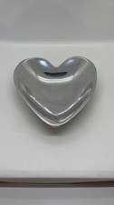 Vintage Nambรฉ Classic Heart Bowl #1188 Silver Alloy Decor 1987 picture