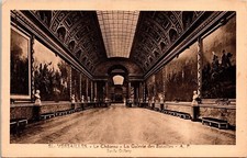 Versailles Le Chateau Galerie Des Batailles Ap Vintage Unposted Postcard picture