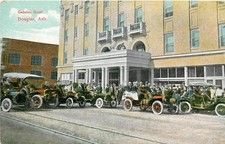 c1910 Douglas Arizona Gadsden Hotel autos occupation Importers Postcard 25-8825 picture