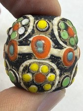 Rare2000+ Years Old  Lovely  Ancient Rare Roman Mosaic Glass Wonderful Rare Bead picture