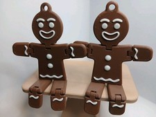 Flexi Gingerbread Man Christmas Ornament Stocking Stuffer Articulated Decoration picture