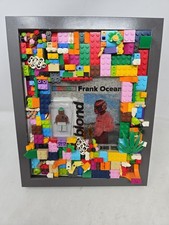 LEGO Frank Ocean - blond album MINIFIGURE • Canvas Don In Lego Frame picture
