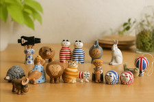 Lisa Larson Small Figurine Miniature Fabrica All 17 Types Set OOP picture