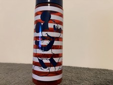 Disney Mickey Mouse Americana Water Bottle Red White & Blue- Brand New picture